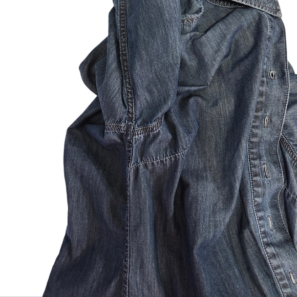 Coldwater Creek   Women's S (6-8) Denim   Tunic   Top    Denim Blue - Picture 11 of 16